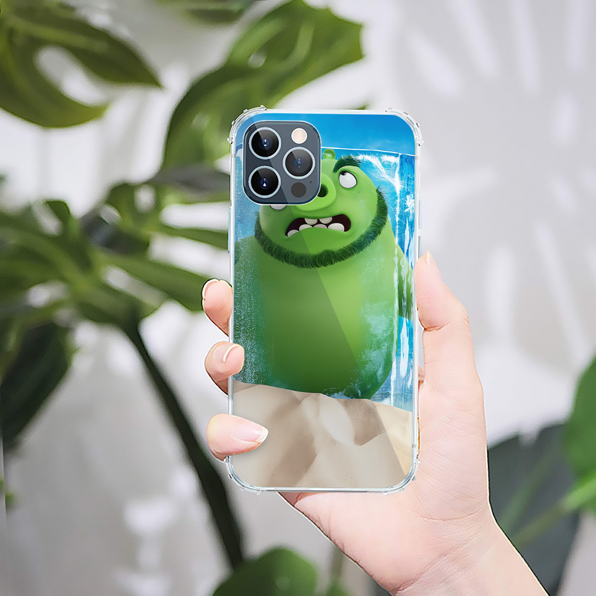 （画像用） Angry Birds アングリーバード 【iPhone 12シリーズ対応】透明スマホケース（クリアソフトケース）